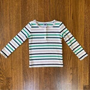Janie and Jack 12-18 Months Long Sleeve Stripe Henley